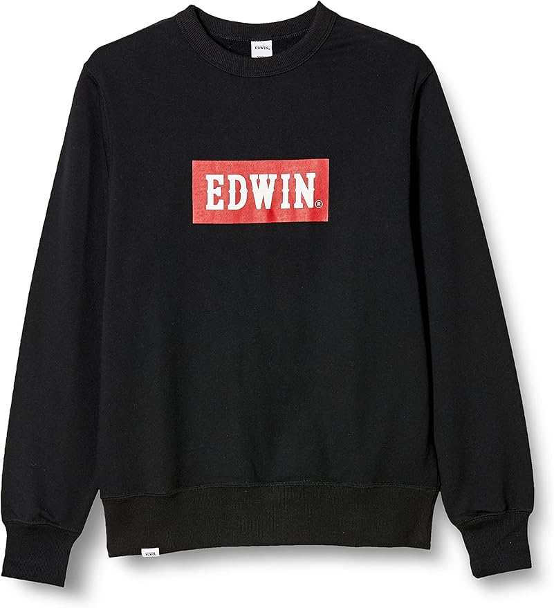 edwin 卫衣 百搭 标志印花卫衣 男士 et5801